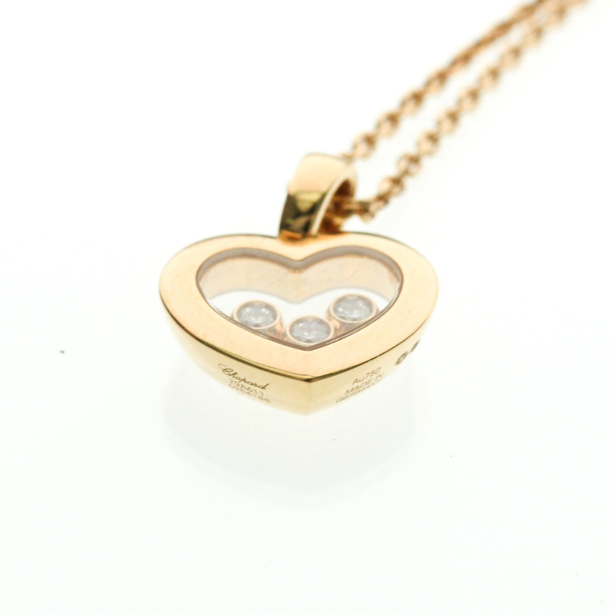 PRE-OWNED Chopard Happy Diamonds · Rose Gold · Diamond