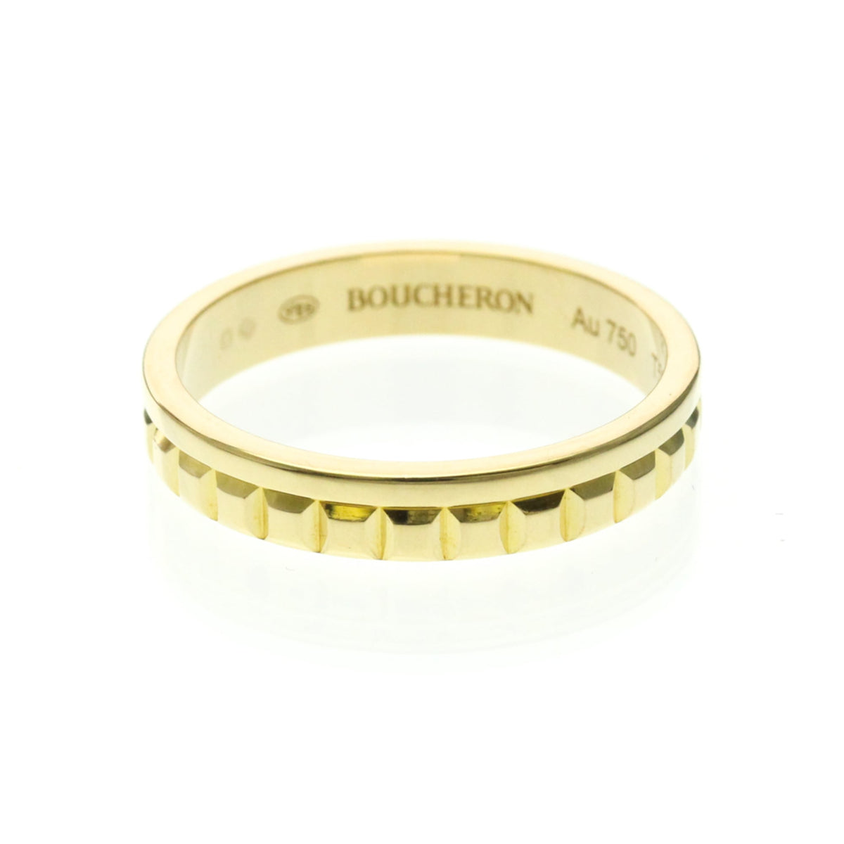 PRE-OWNED Boucheron Quatre Radiant · 18K Yellow Gold Size 8.75