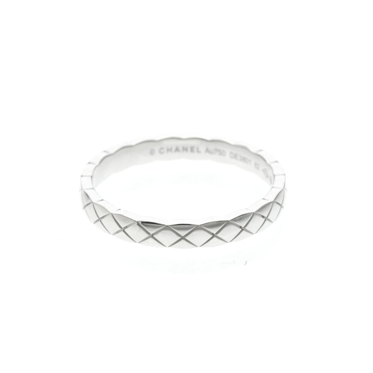 PRE-OWNED Chanel Coco Crush · 18K White Gold Size 10