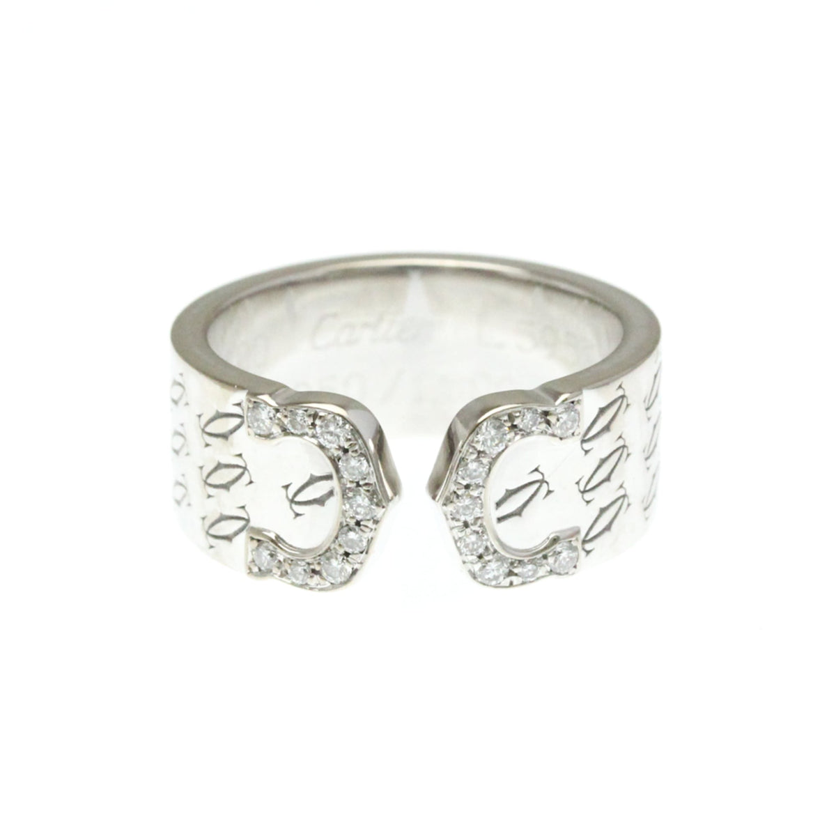 PRE-OWNED Cartier C2 · Diamond · 18K White Gold