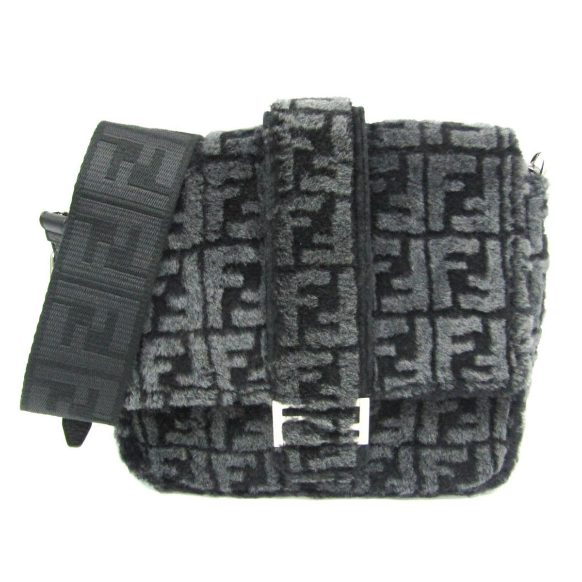PRE-OWNED Fendi Baguette Messenger · Mouton Leather
