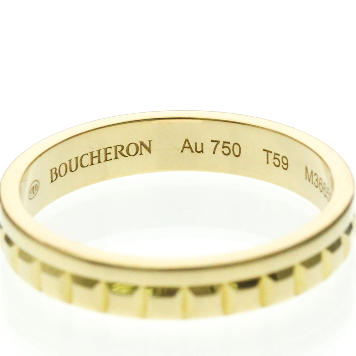 PRE-OWNED Boucheron Quatre Radiant · 18K Yellow Gold Size 8.75