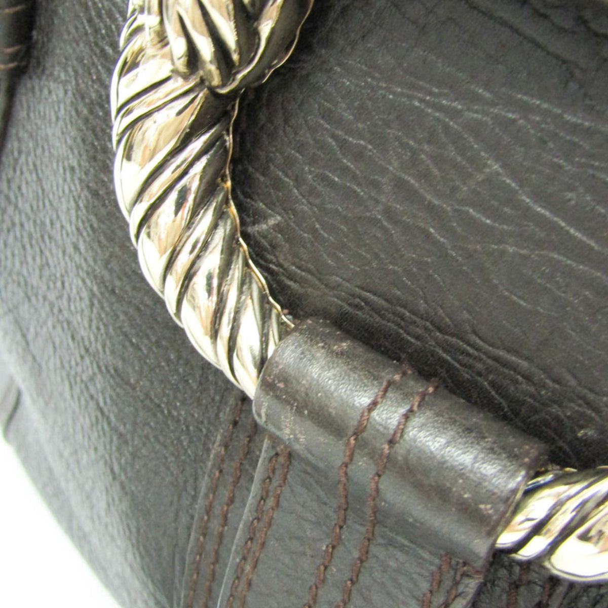 PRE-OWNED Bvlgari Leoni · Leather Shoulder Bag