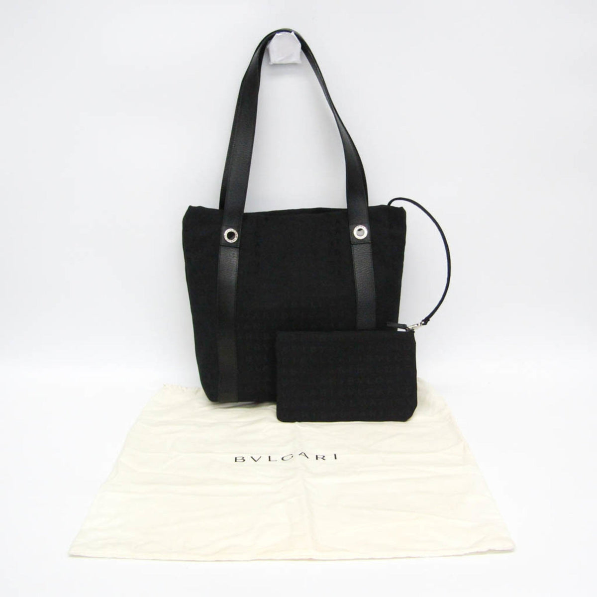 PRE-OWNED Bvlgari Logomania · Canvas Tote
