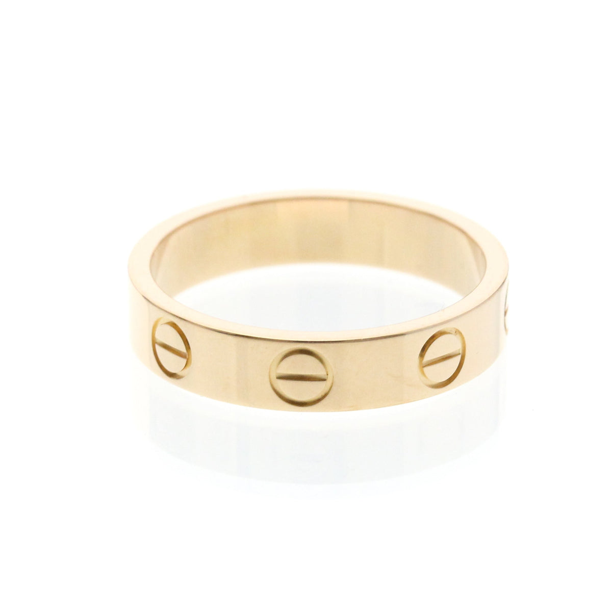 PRE-OWNED Cartier Mini Love · Rose Gold Size 4.5