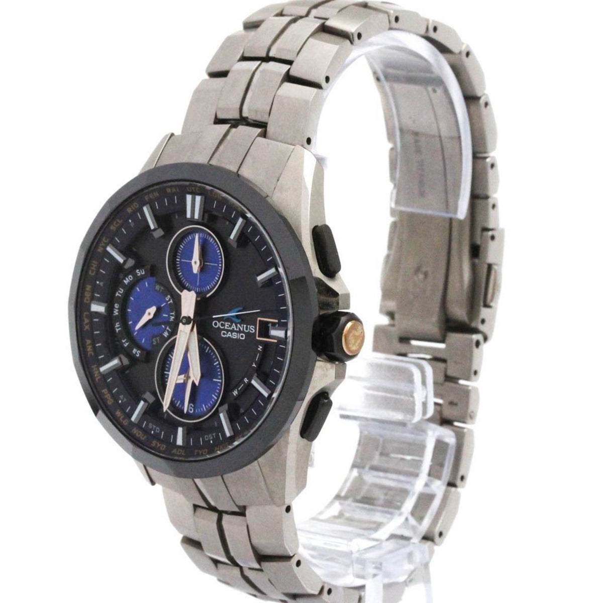 PRE-OWNED Casio Oceanus Manta · 10th Anniversary · Titanium