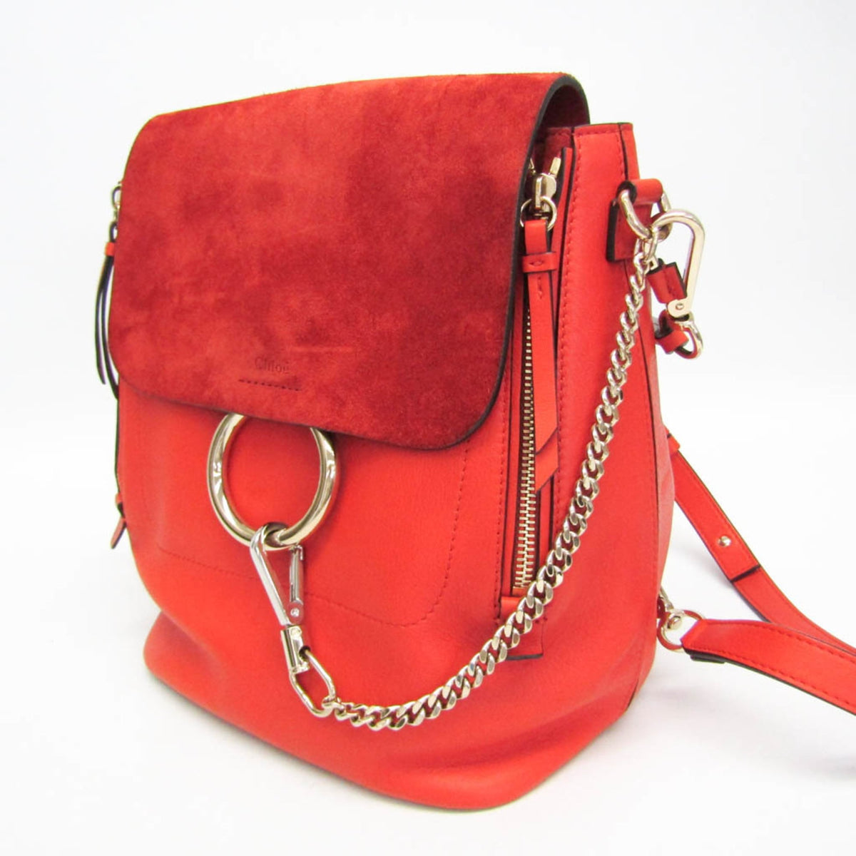 PRE-OWNED Chloé Faye · Leather & Suede Backpack