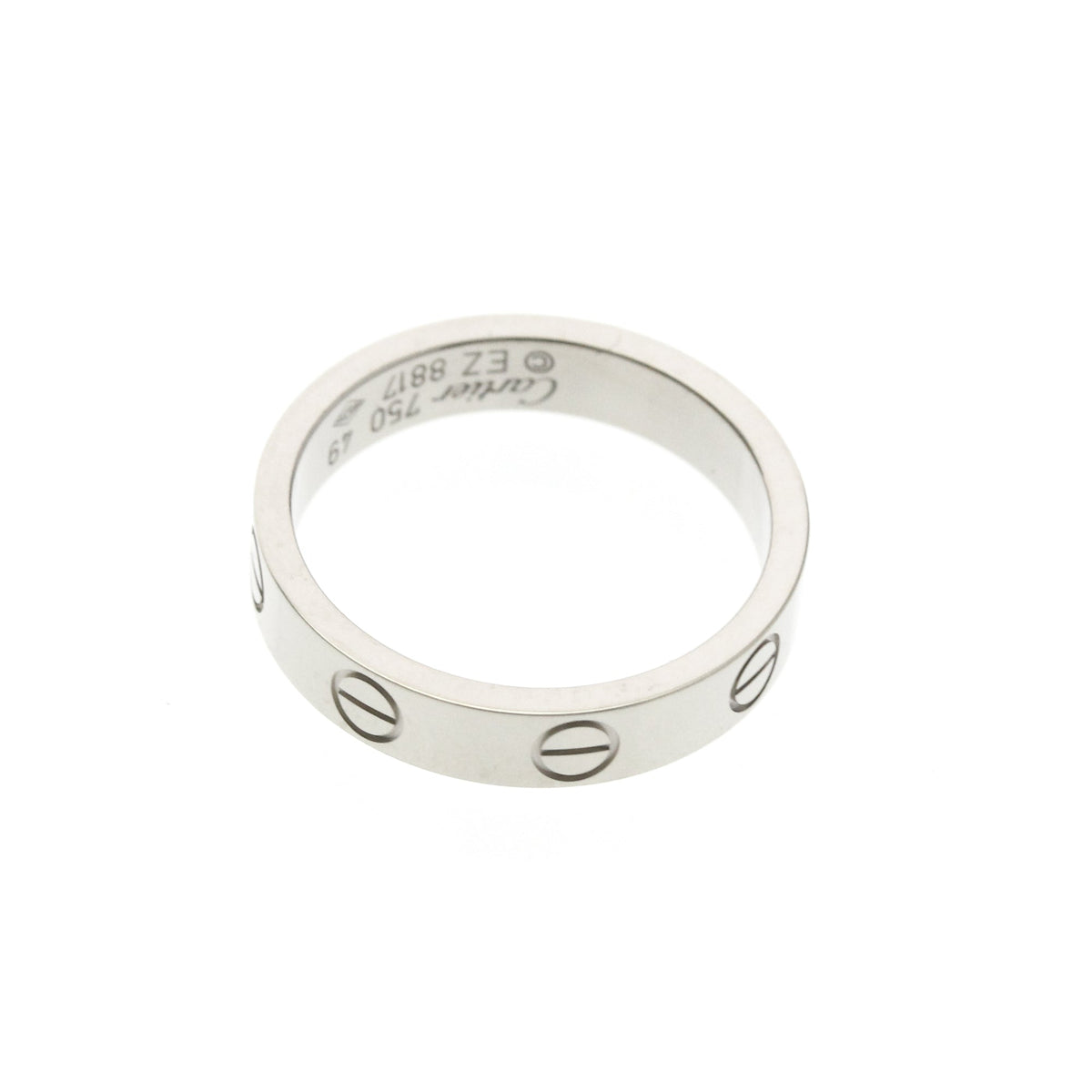 PRE-OWNED Cartier Mini Love · 18K White Gold