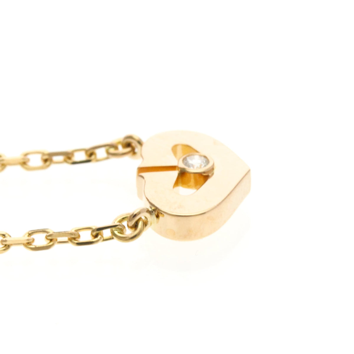 PRE-OWNED Cartier C Heart · Diamond · Rose Gold