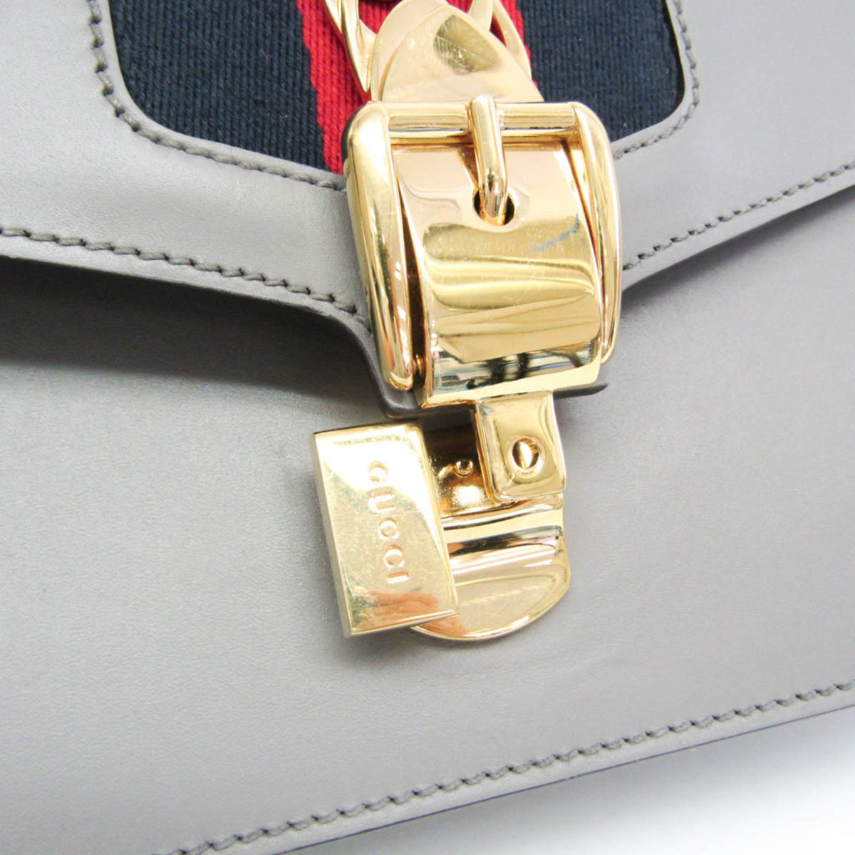 PRE-OWNED Gucci Sylvie · Leather Shoulder Bag