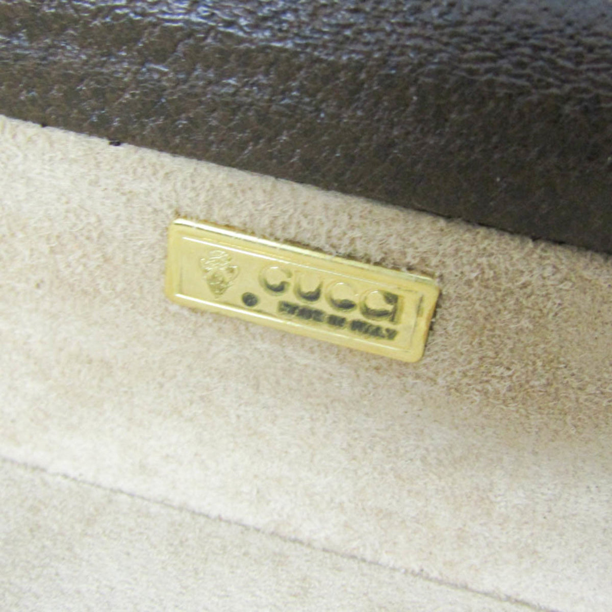 PRE-OWNED Gucci Interlocking G · Leather Attaché Case