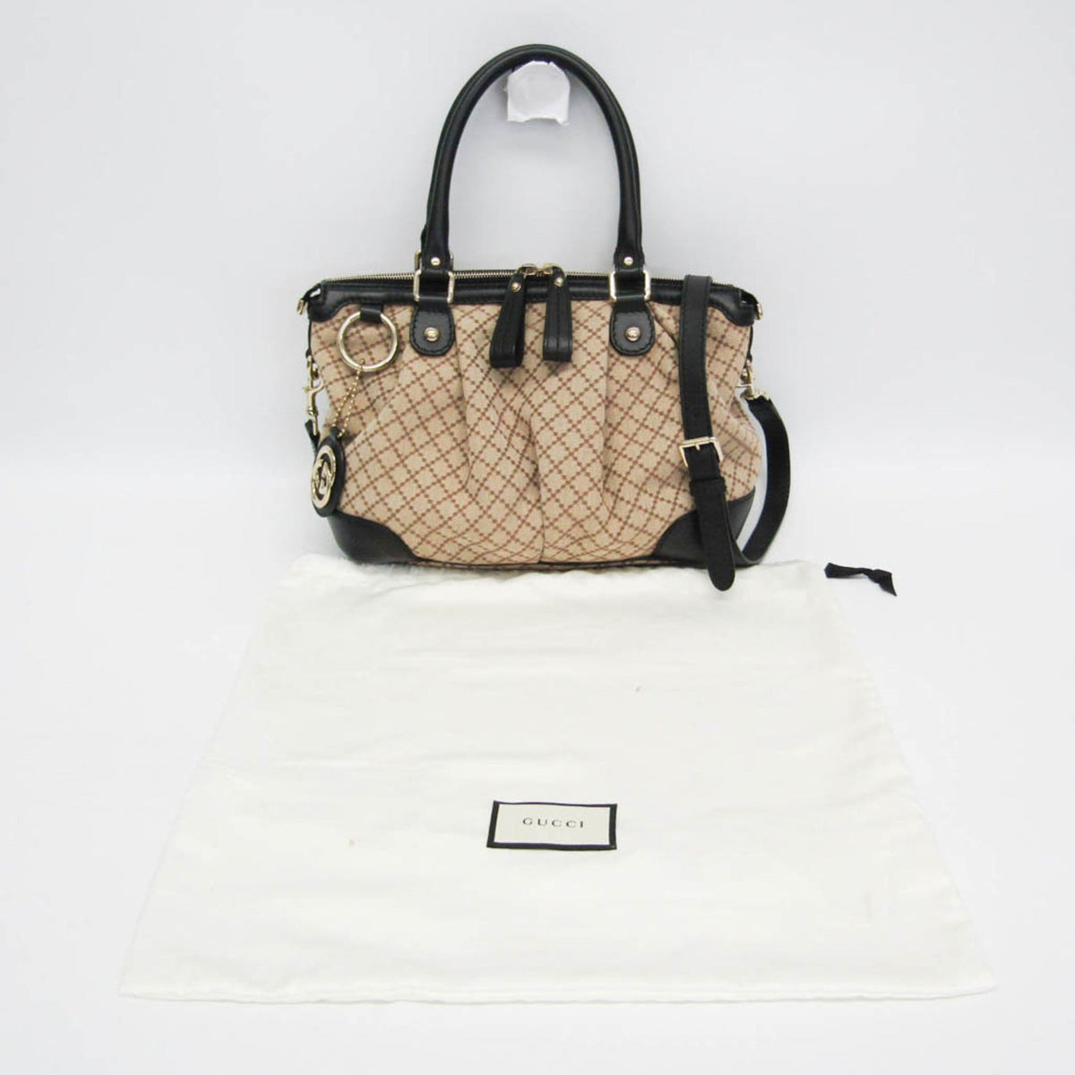 PRE-OWNED Gucci Sukey · Diamante Canvas