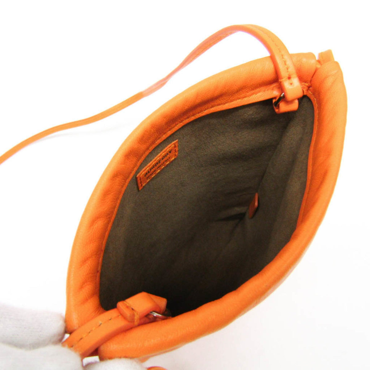PRE-OWNED Burberry · Leather Phone Crossbody