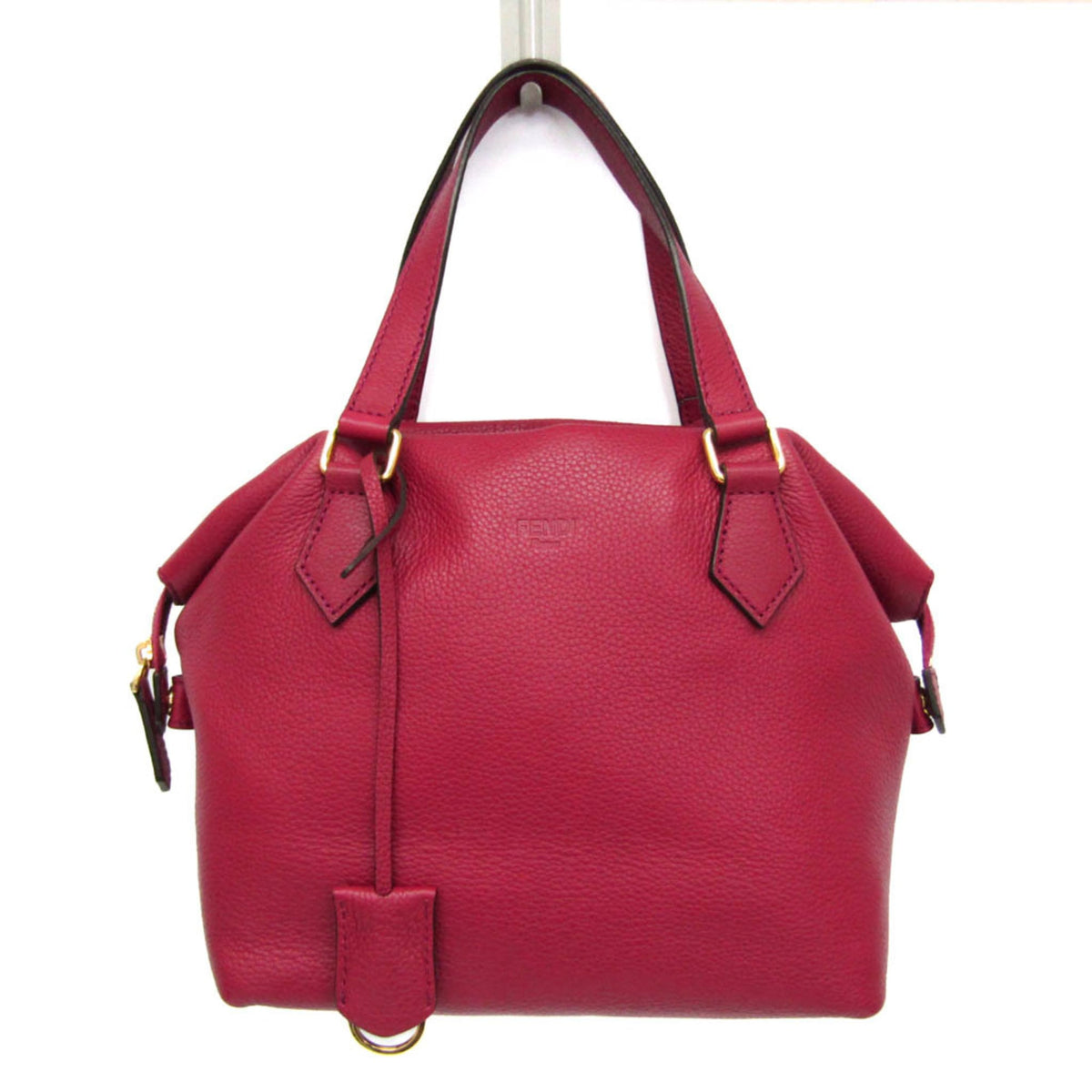 PRE-OWNED Fendi · Leather Handbag · Bordeaux