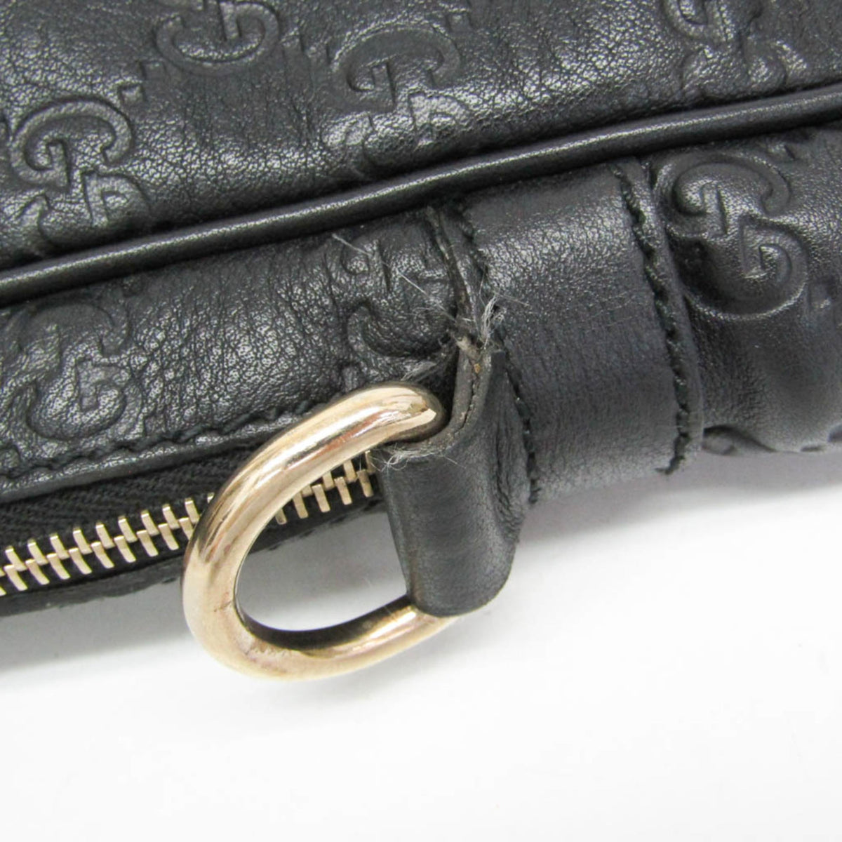 PRE-OWNED Gucci Guccissima · Leather Briefcase