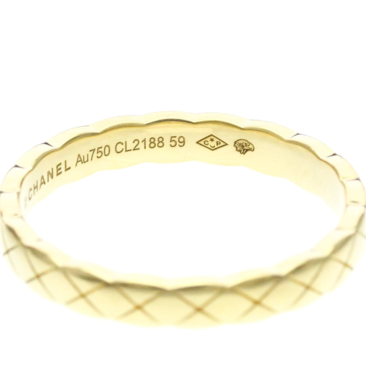 PRE-OWNED Chanel Coco Crush · 18K Yellow Gold Size 8.75