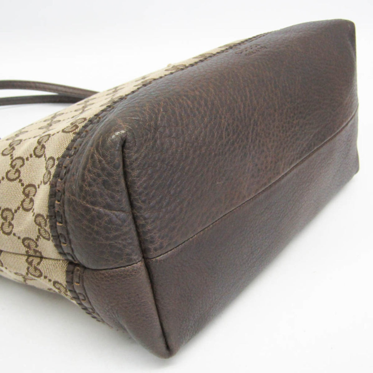 PRE-OWNED Gucci Bamboo · GG Canvas Tote
