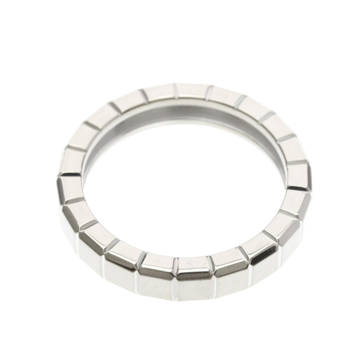 PRE-OWNED Chopard Ice Cube · 18K White Gold Size 9