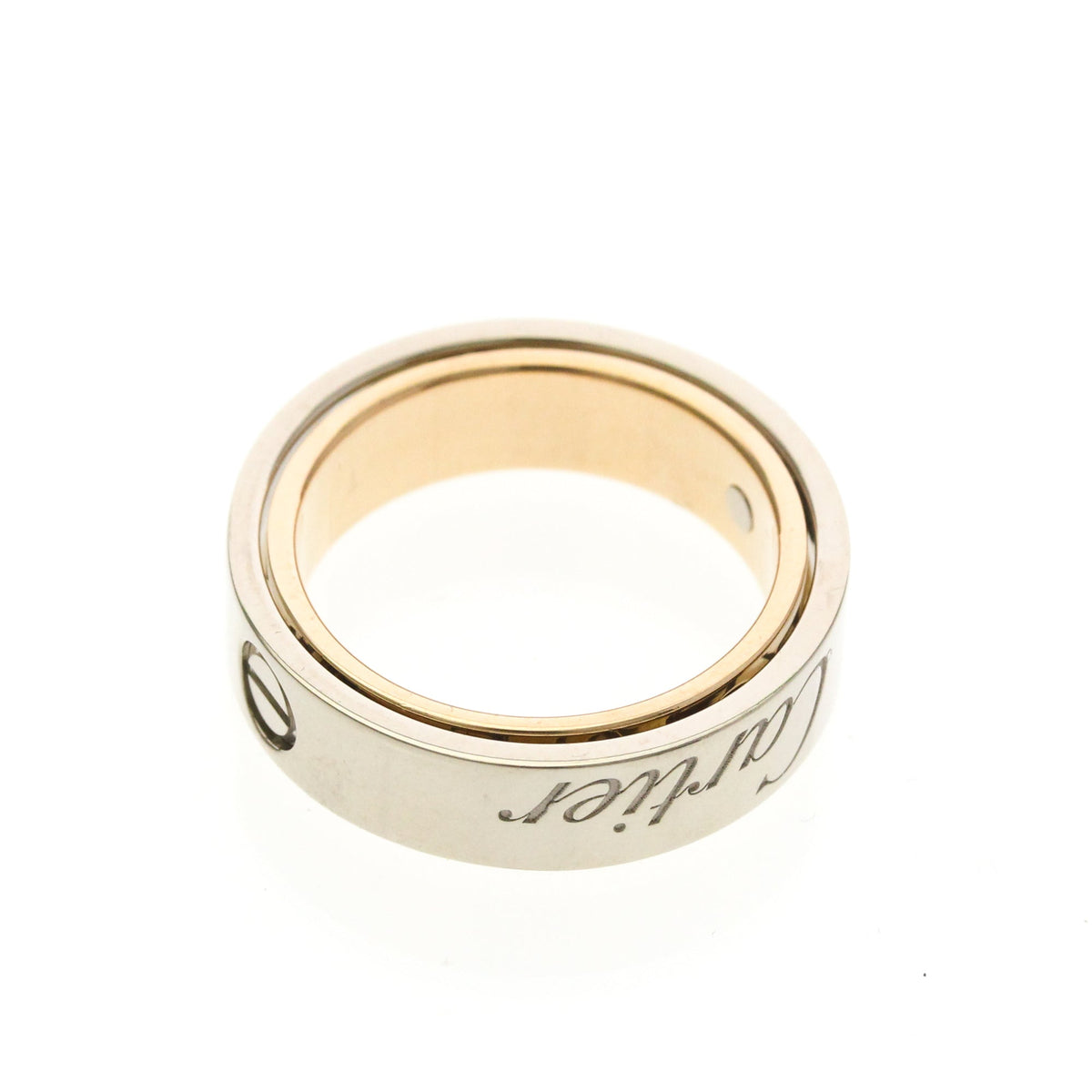 PRE-OWNED Cartier Secret Love · Two-Tone Gold Size 6