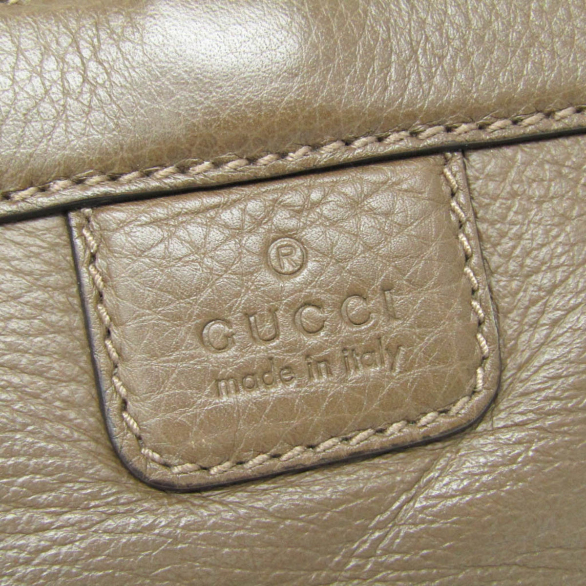 PRE-OWNED Gucci Bamboo · Leather Shoulder Bag