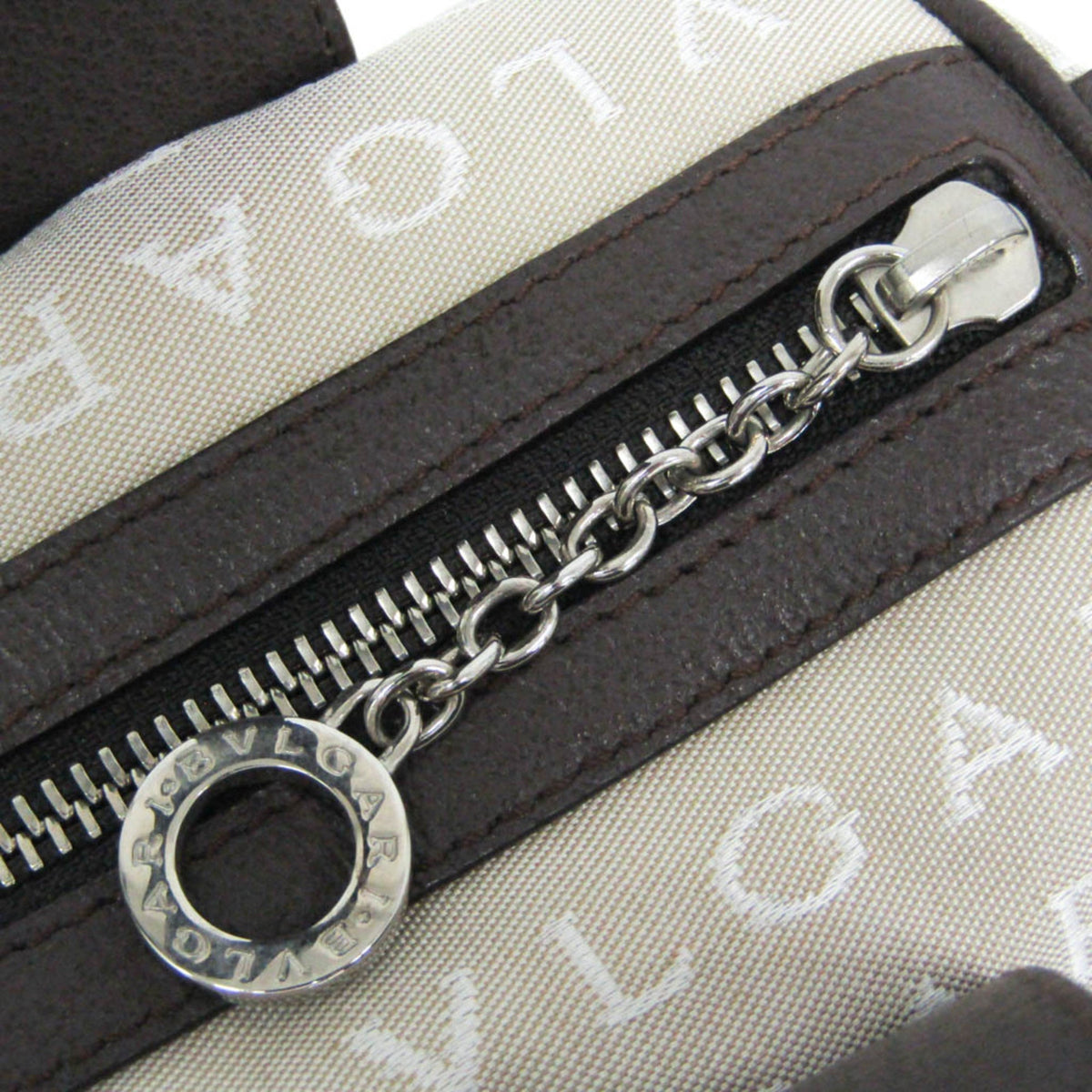 PRE-OWNED Bvlgari Logomania Winona Boston Small