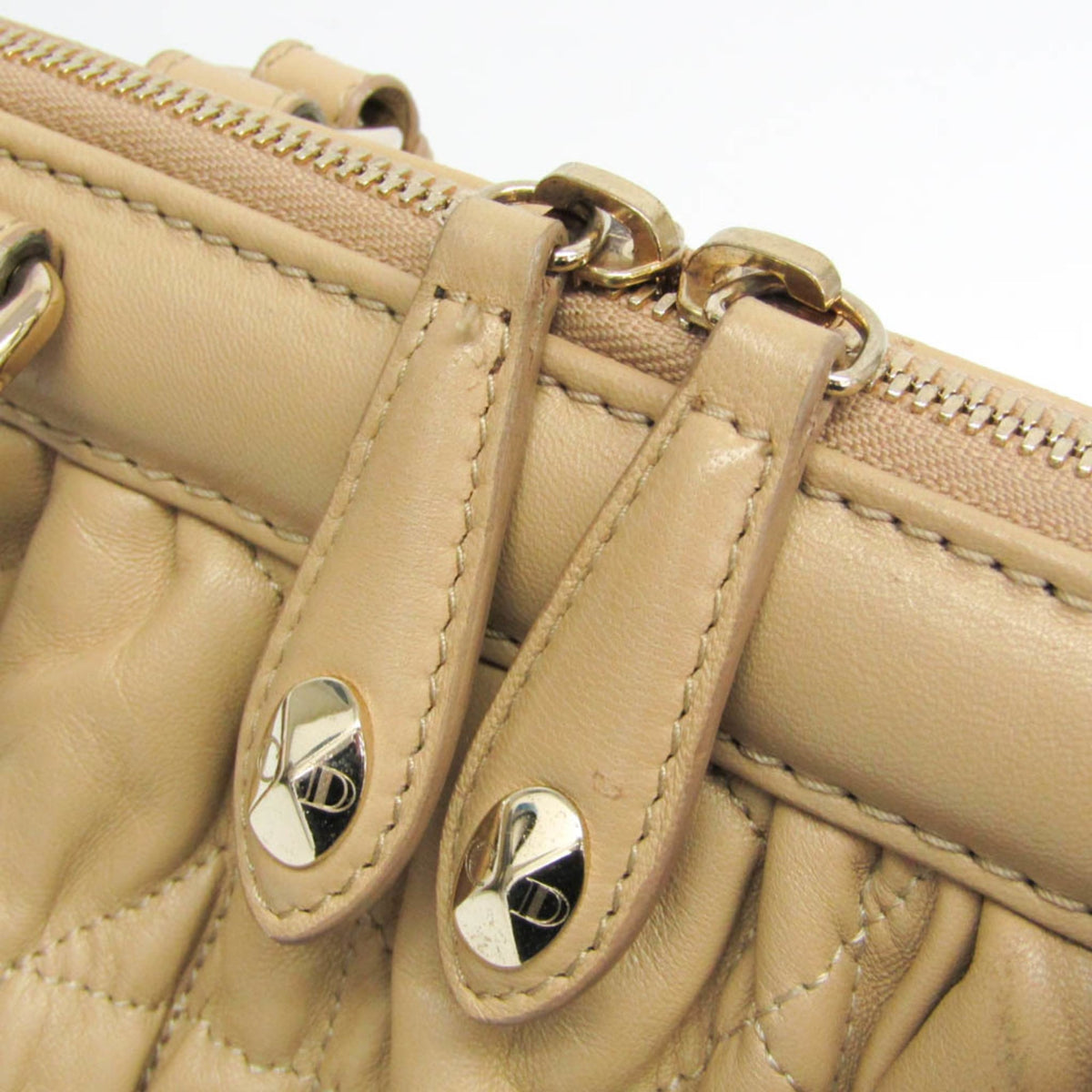 PRE-OWNED Christian Dior Gaufré · Lambskin