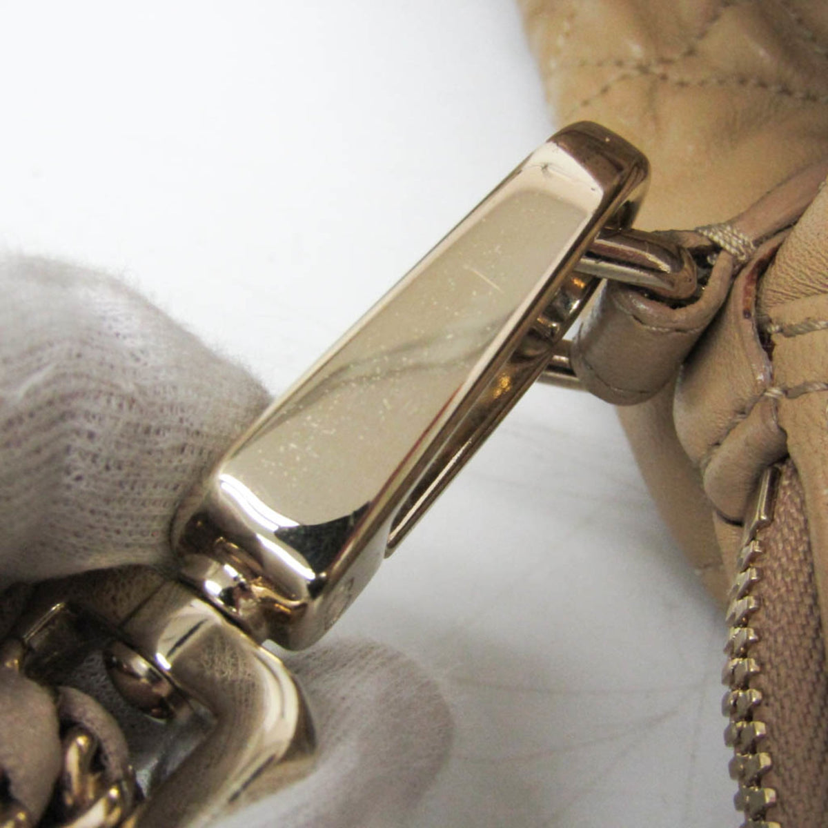 PRE-OWNED Christian Dior Gaufré · Lambskin