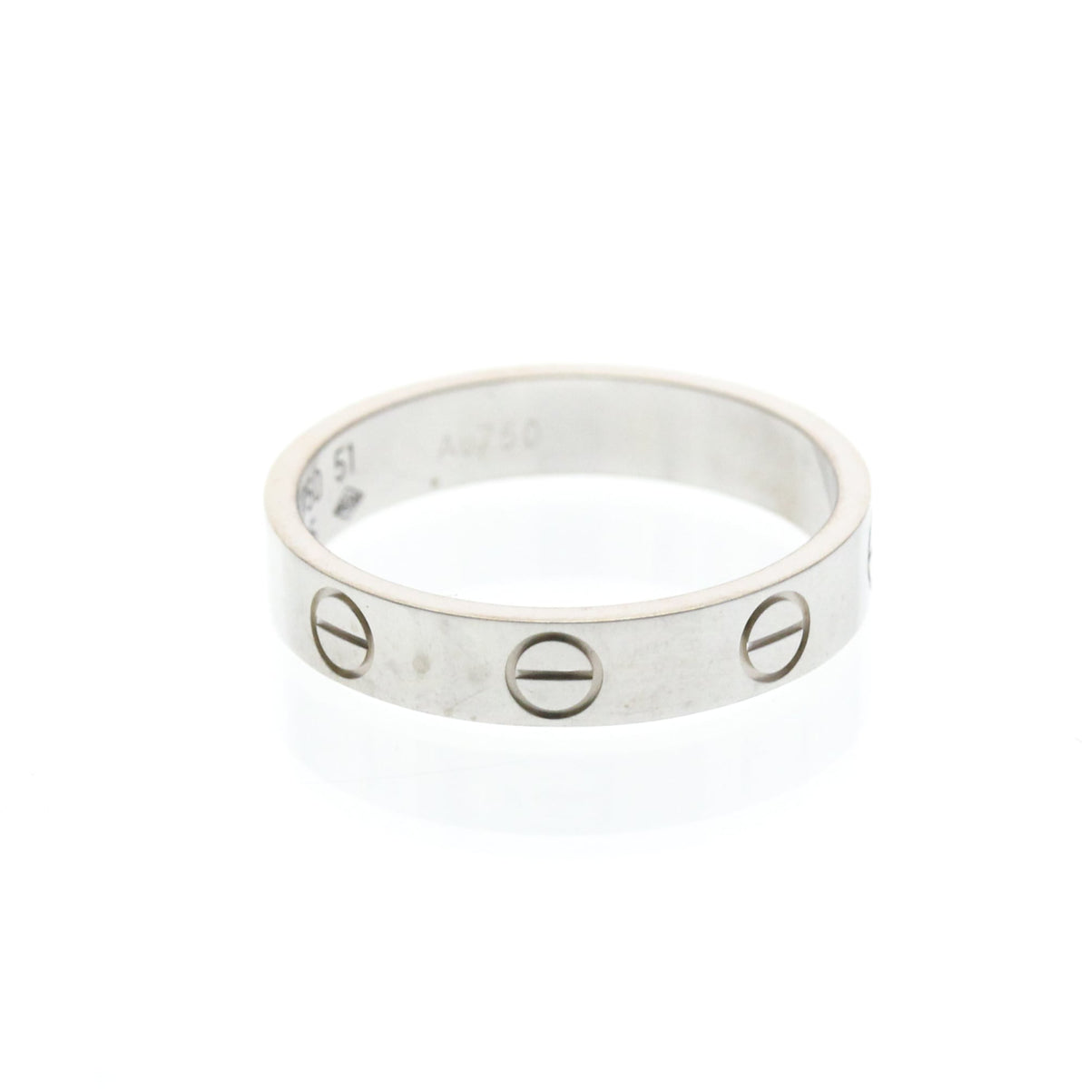 PRE-OWNED Cartier Mini Love · 18K White Gold