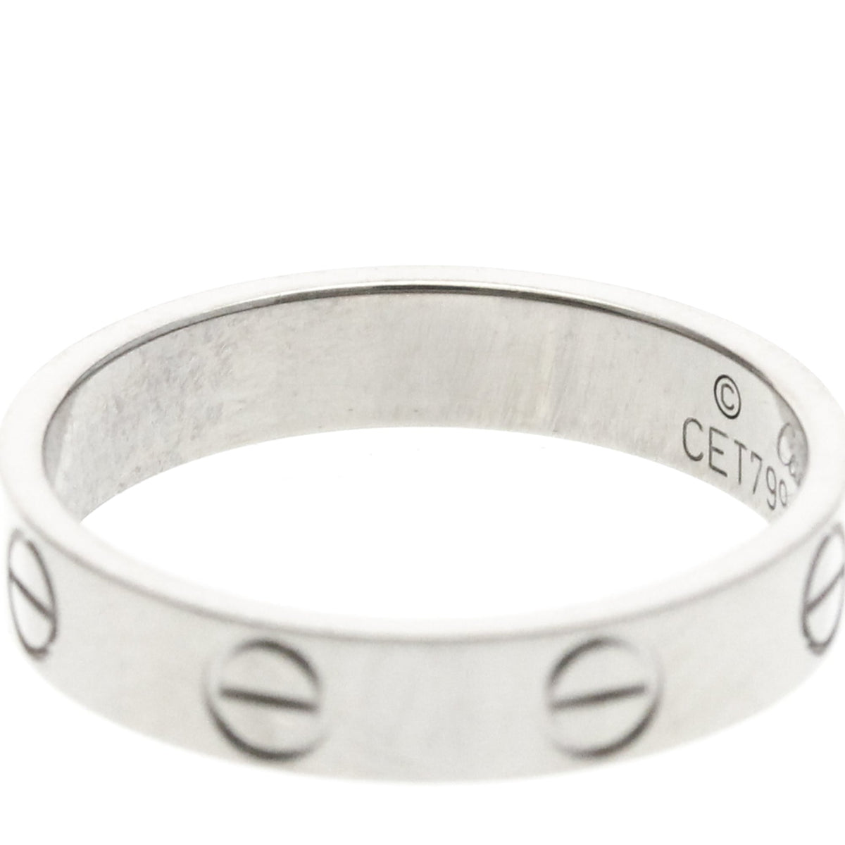 PRE-OWNED Cartier Mini Love · 18K White Gold
