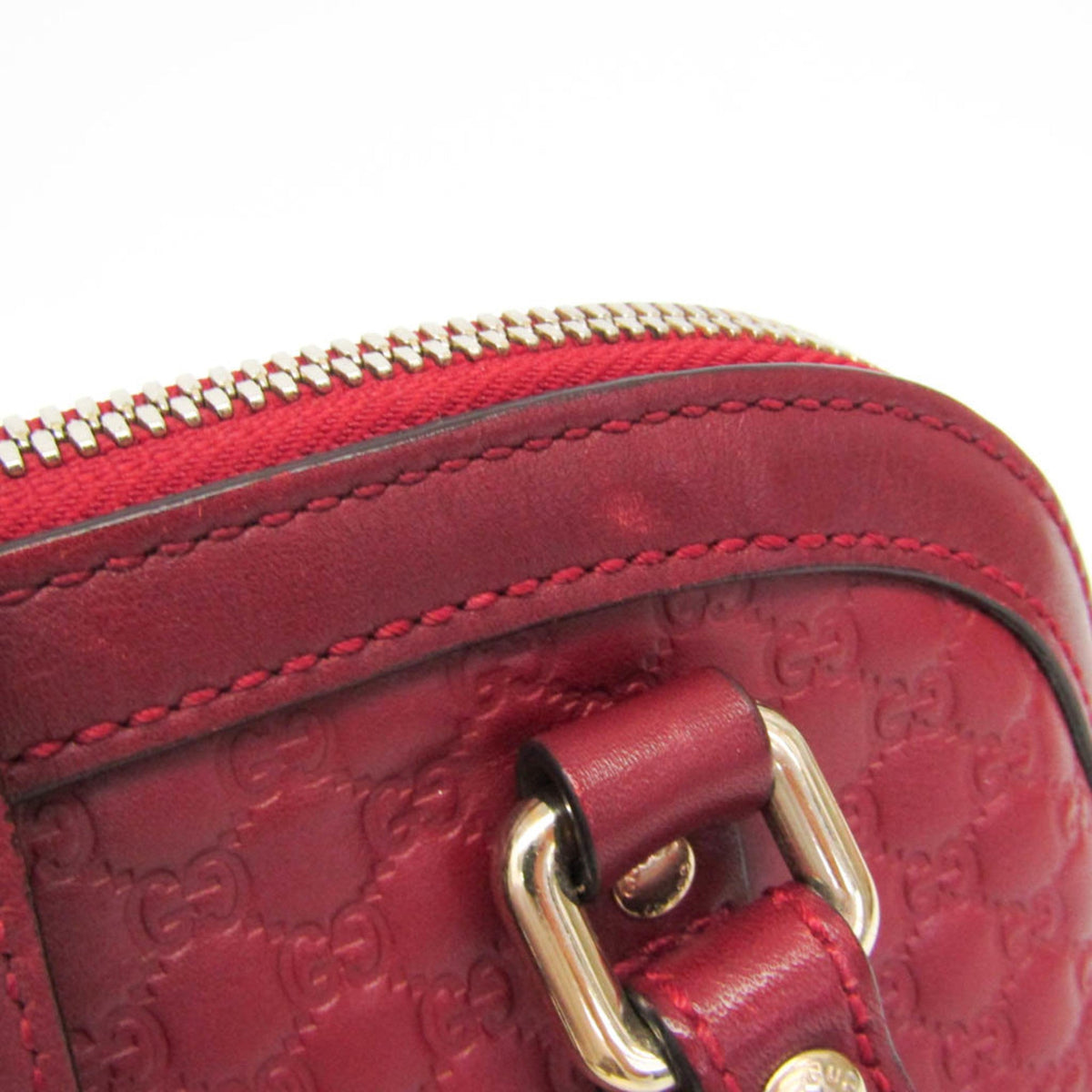 PRE-OWNED Gucci MicroGuccissima · Leather Handbag