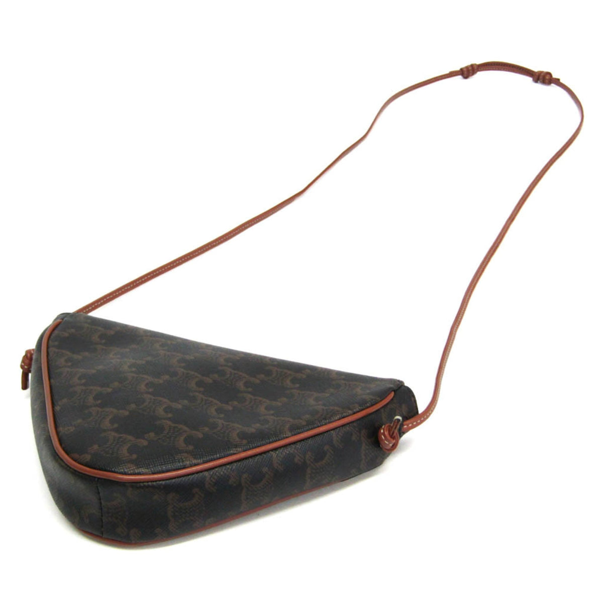 PRE-OWNED Celine Triomphe Triangle · Coated Canvas