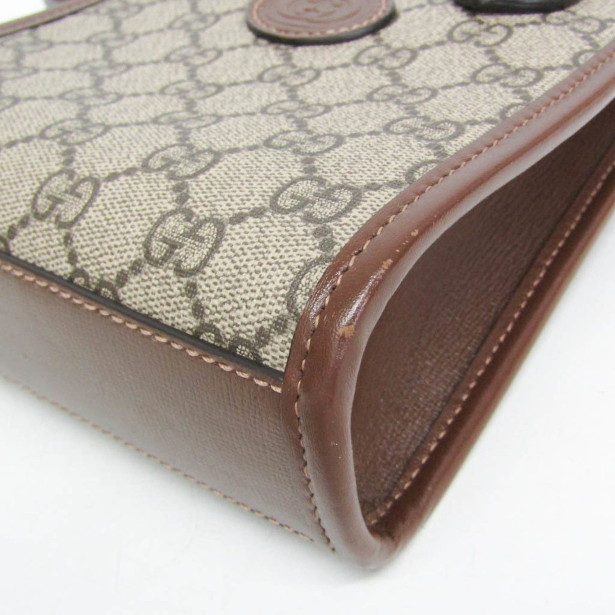 PRE-OWNED Gucci Interlocking G · GG Supreme