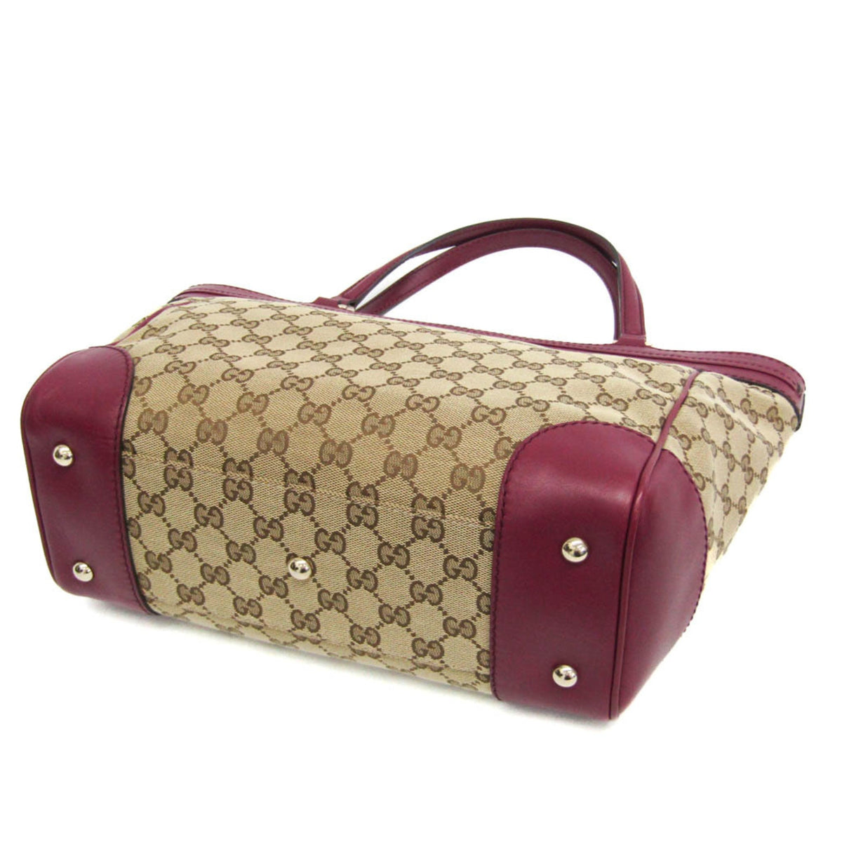 PRE-OWNED Gucci GG Canvas Mayfair · Ribbon Detail