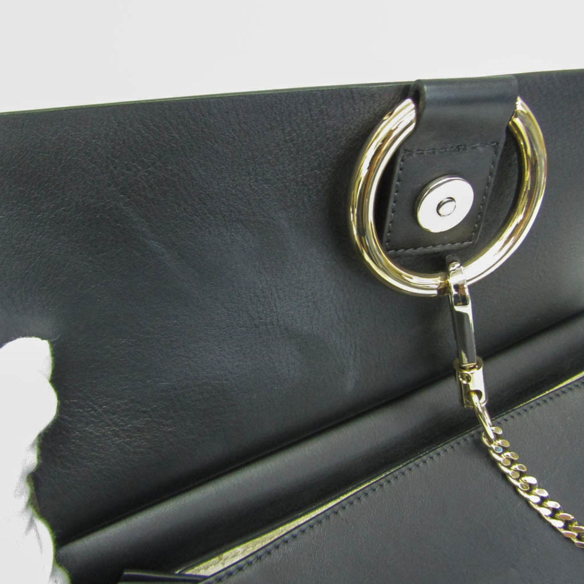 PRE-OWNED Chloé Faye Medium · Suede & Leather