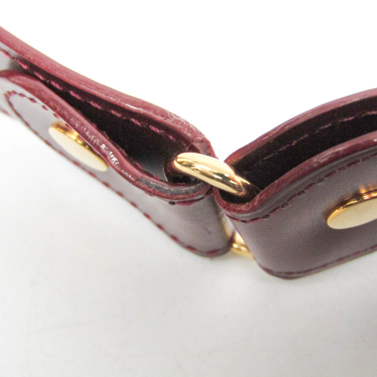 PRE-OWNED Cartier Must · Leather Shoulder Bag · Bordeaux