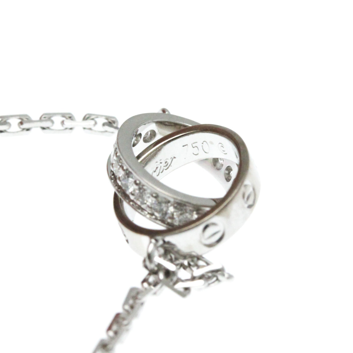 PRE-OWNED Cartier Baby Love · 18K White Gold · Diamond