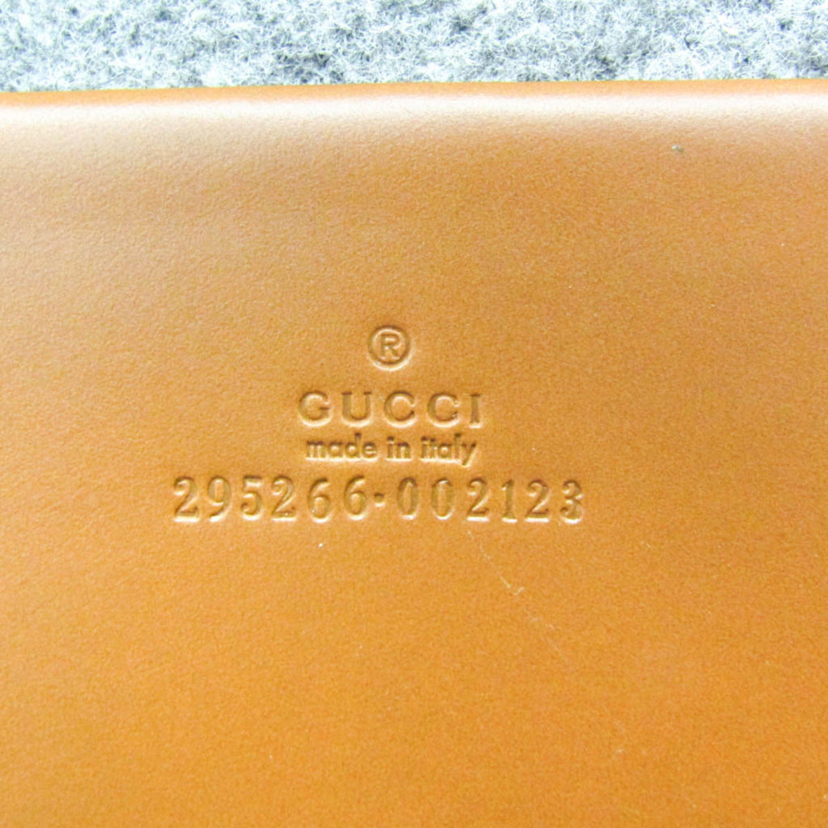 PRE-OWNED Gucci · Leather & Felt Tote