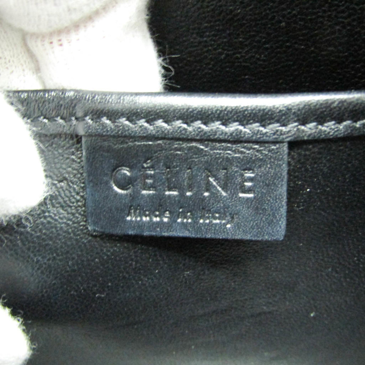 PRE-OWNED Celine Luggage Nano Shopper · Tricolor