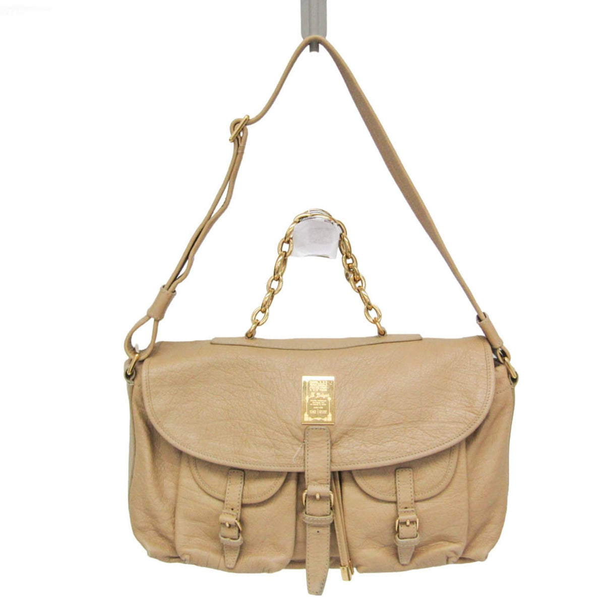 PRE-OWNED Bvlgari Chain Flap · Calfskin Shoulder Bag