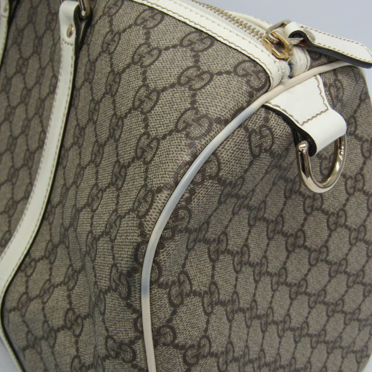 PRE-OWNED Gucci Boston · GG Supreme