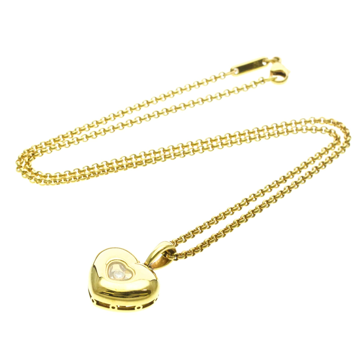PRE-OWNED Chopard Happy Diamonds Heart · 18K Yellow Gold