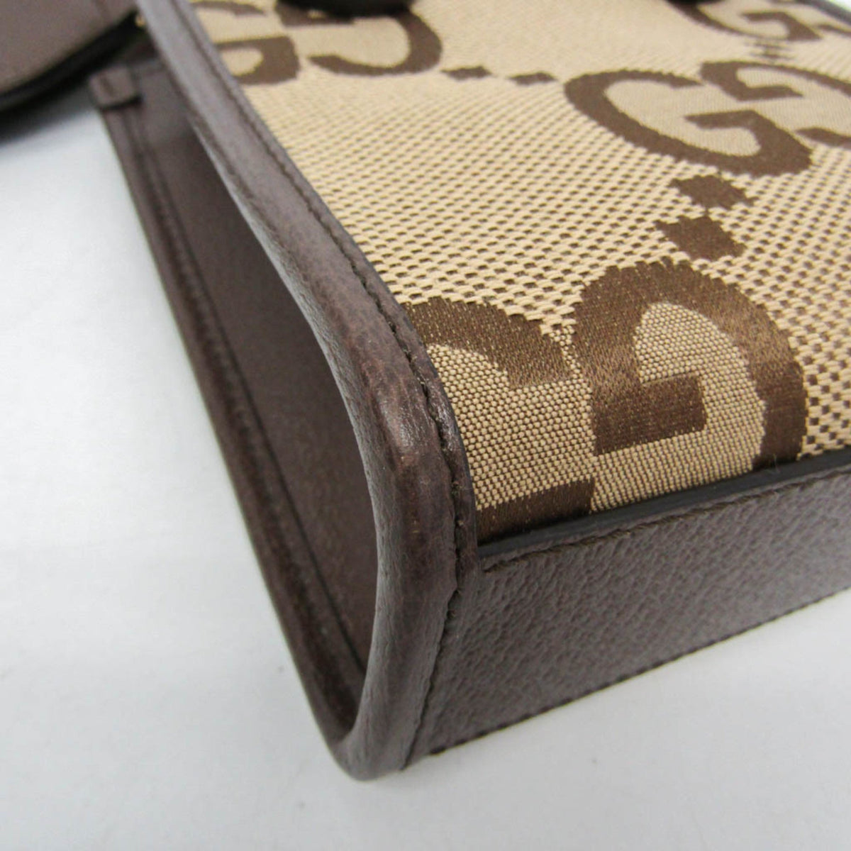 PRE-OWNED Gucci Jumbo GG Mini · Canvas