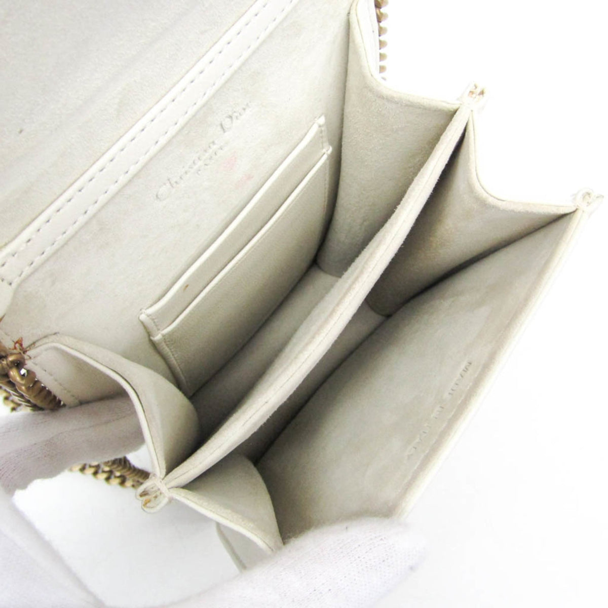 PRE-OWNED Christian Dior Diorama · Studded Leather