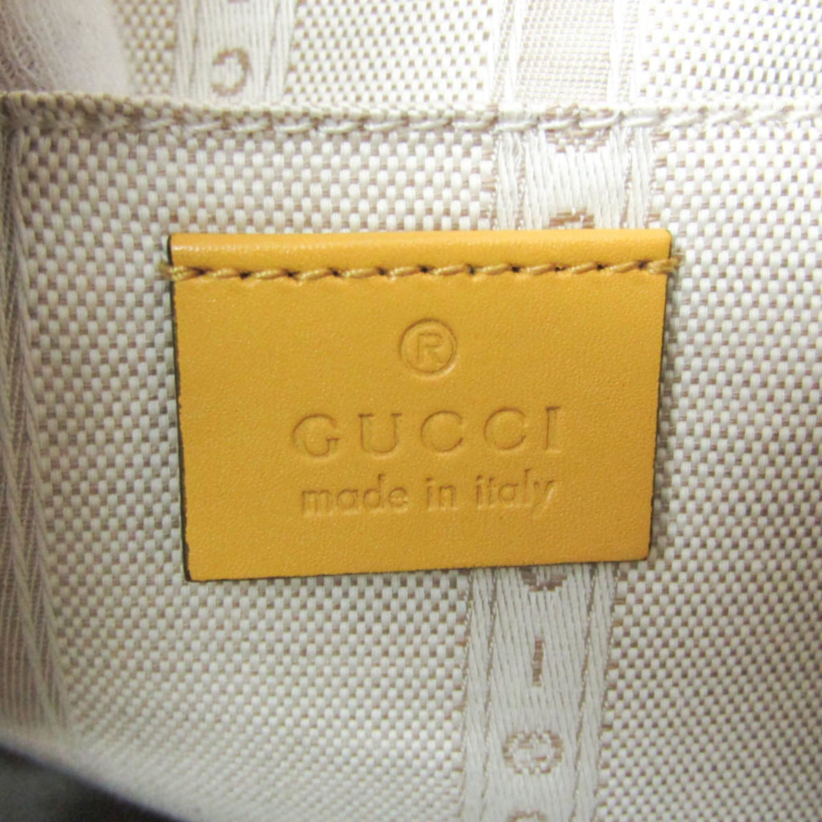 PRE-OWNED Gucci Bright Diamante · Leather Handbag