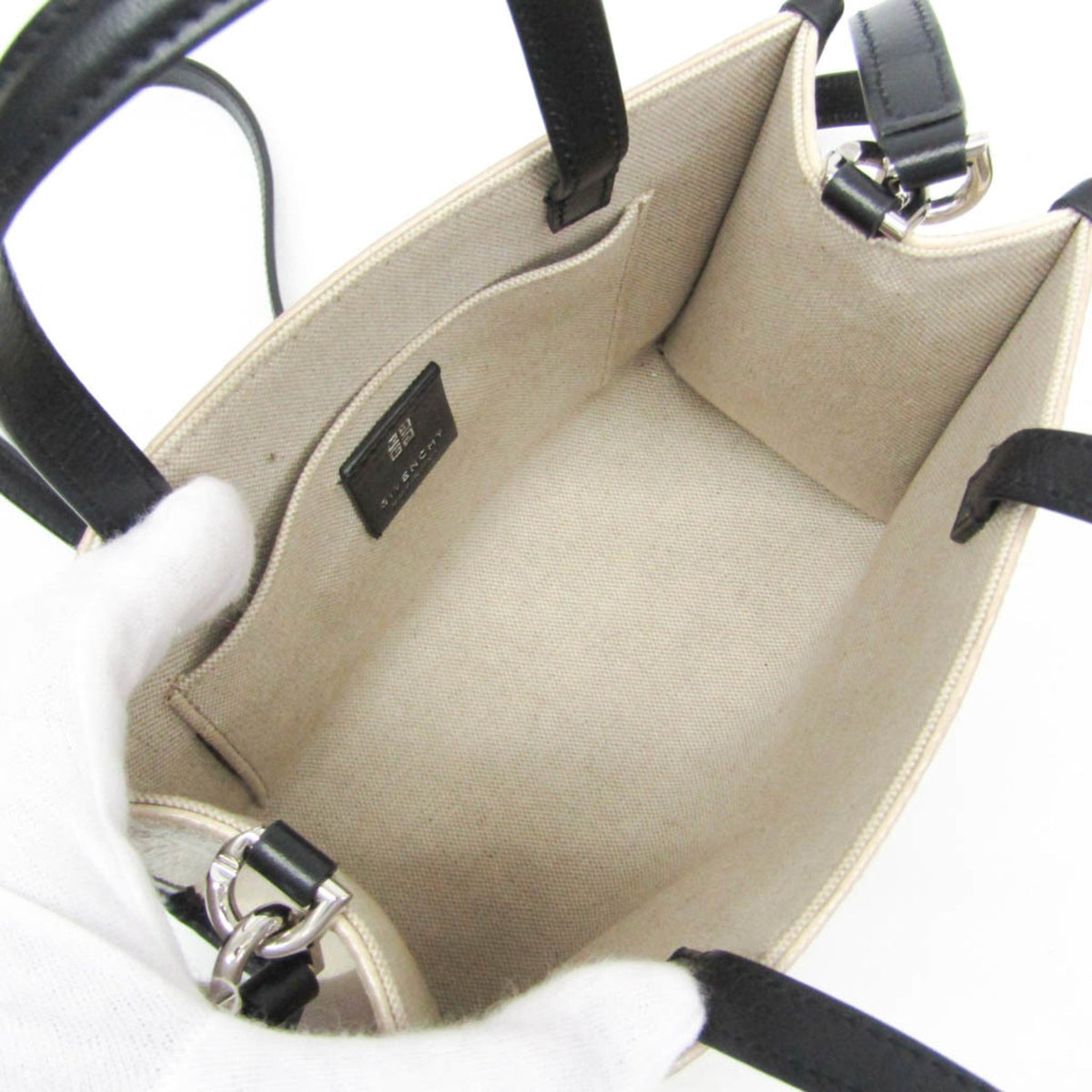 PRE-OWNED Givenchy G Tote Mini · Canvas