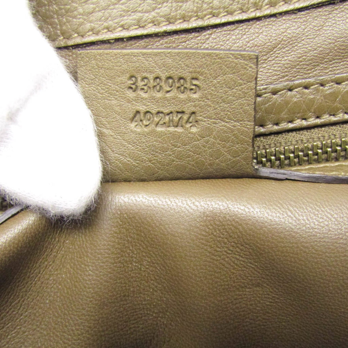 PRE-OWNED Gucci Bamboo · Leather Shoulder Bag