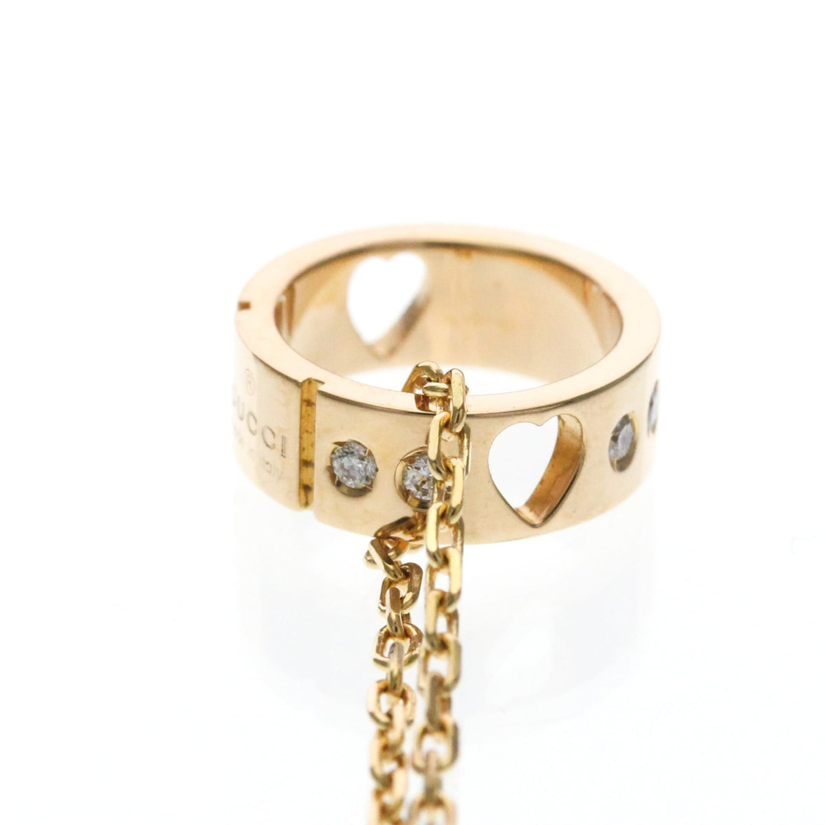 PRE-OWNED Gucci Icon Amor · Rose Gold · Diamond
