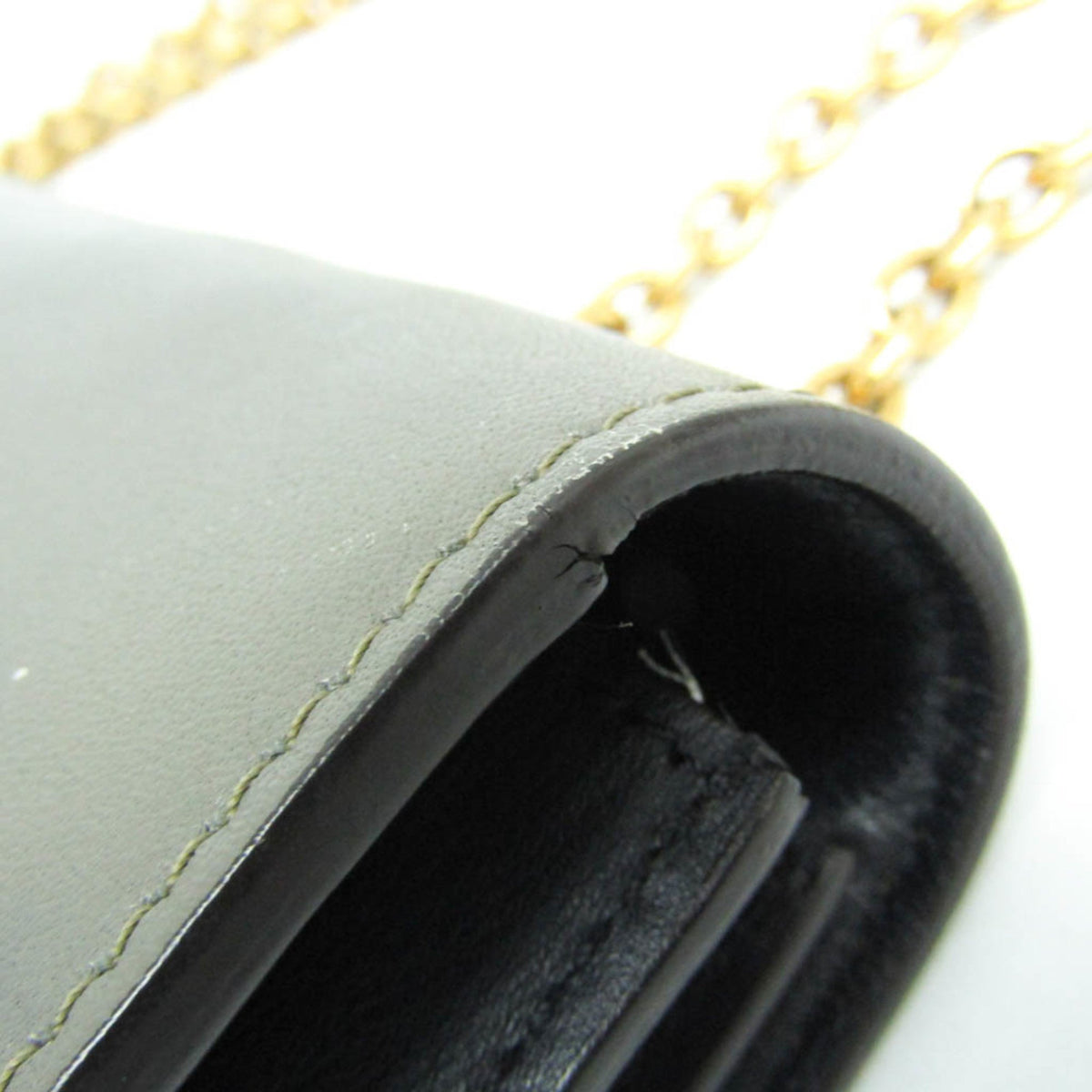 PRE-OWNED Celine Chain Flap · Tricolor Leather