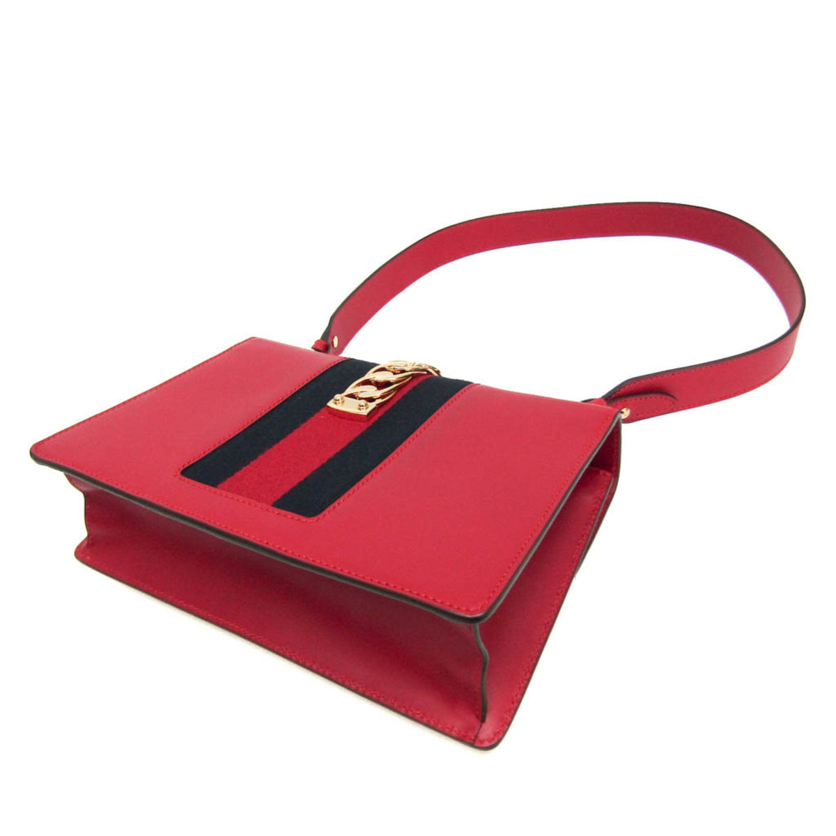 PRE-OWNED Gucci Sylvie · Leather Shoulder Bag
