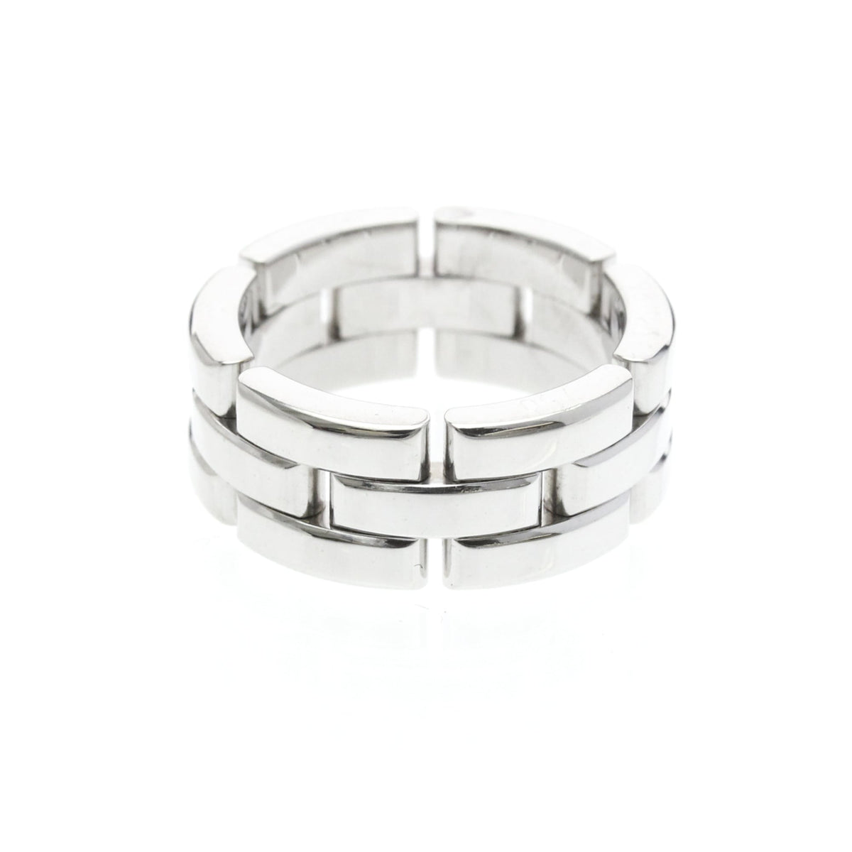 PRE-OWNED Cartier Maillon Panthère · 18K White Gold